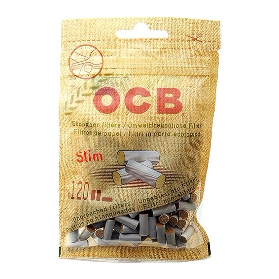 Фильтры для самокруток OCB Slim Ecological 120 шт.
