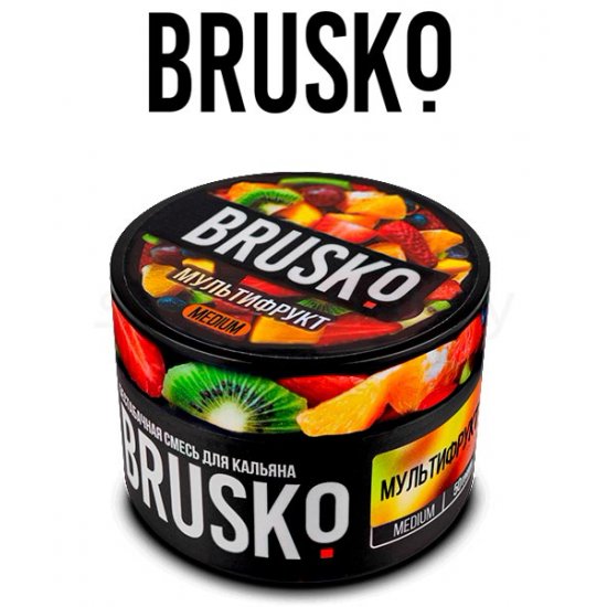 BRUSKO, 50 Г, МУЛЬТИФРУКТ, MEDIUM