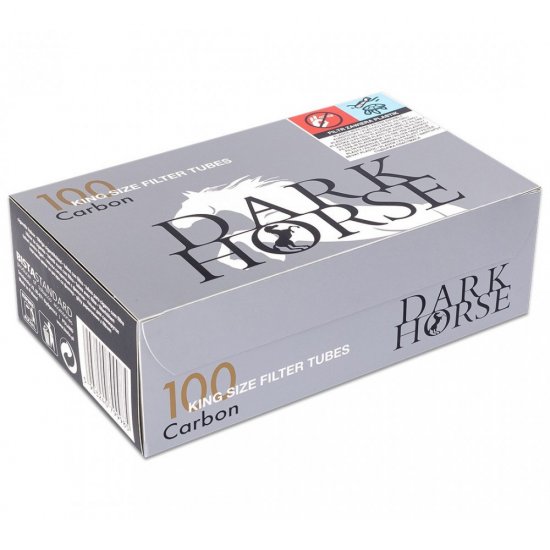 Гильзы для набивки сигарет DARK HORSE CARBON (100 шт)