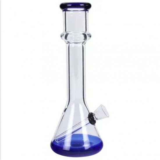 Стеклянный Бонг ‘Blue’ 18cм