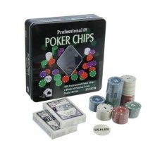 Набор для покера Professional Poker Chips на 100 фишек