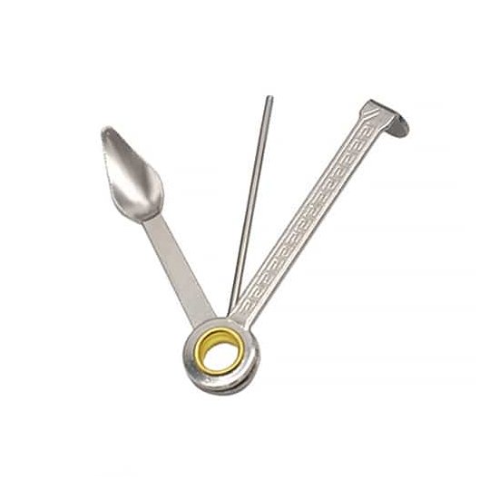 Чистка-тройник-тампер для трубок (нержавейка)